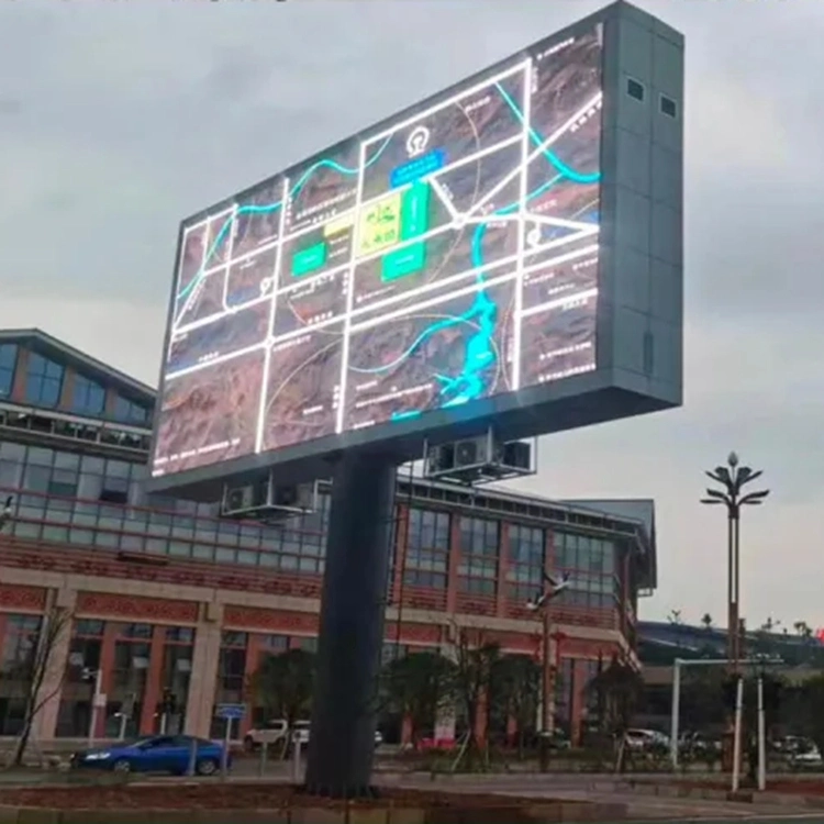 Soporte al aire libre cartelera digital P8 de Billboard de la pantalla LED de caso - Yeroogroup