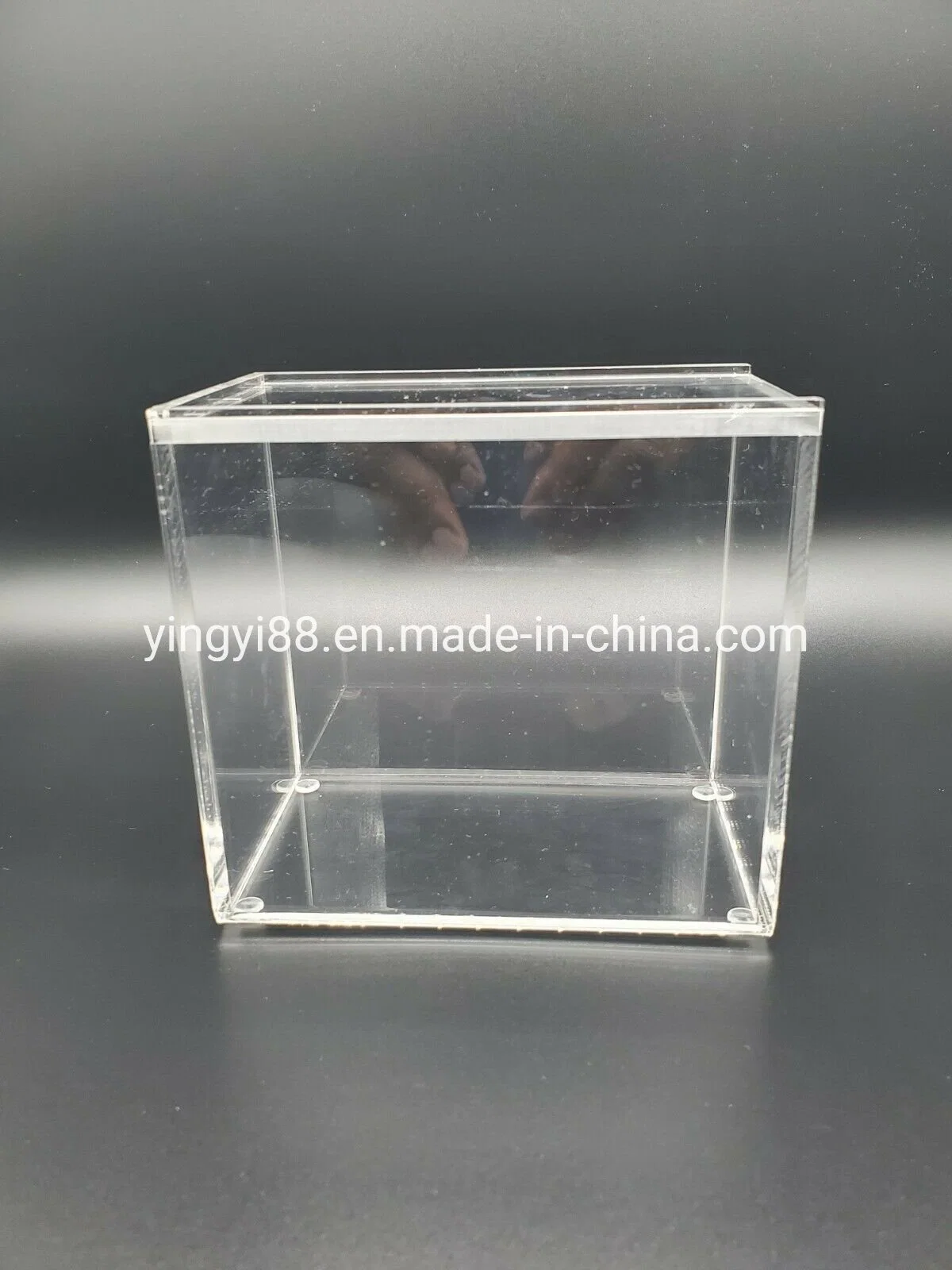 Factory Custom Transparent Acrylic Pokemon Booster Box Display Case with Sliding Open