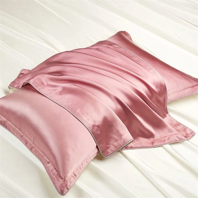 Suave y suave sueño Mulberry Silk Satin Pillow Cases Seda Funda de almohada