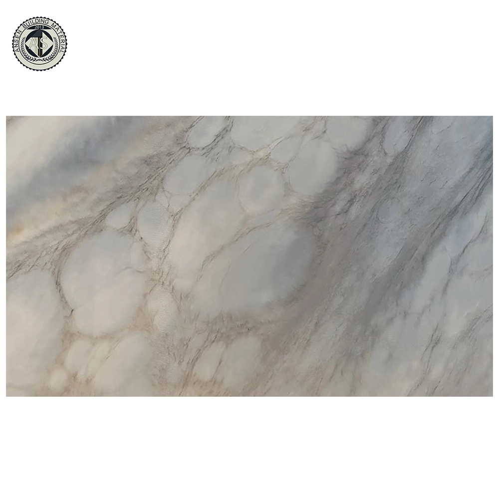 Superficie de pulido Engineered Big Slab Cuarzo Countertop Artificial Large Size Slab de cuarzo