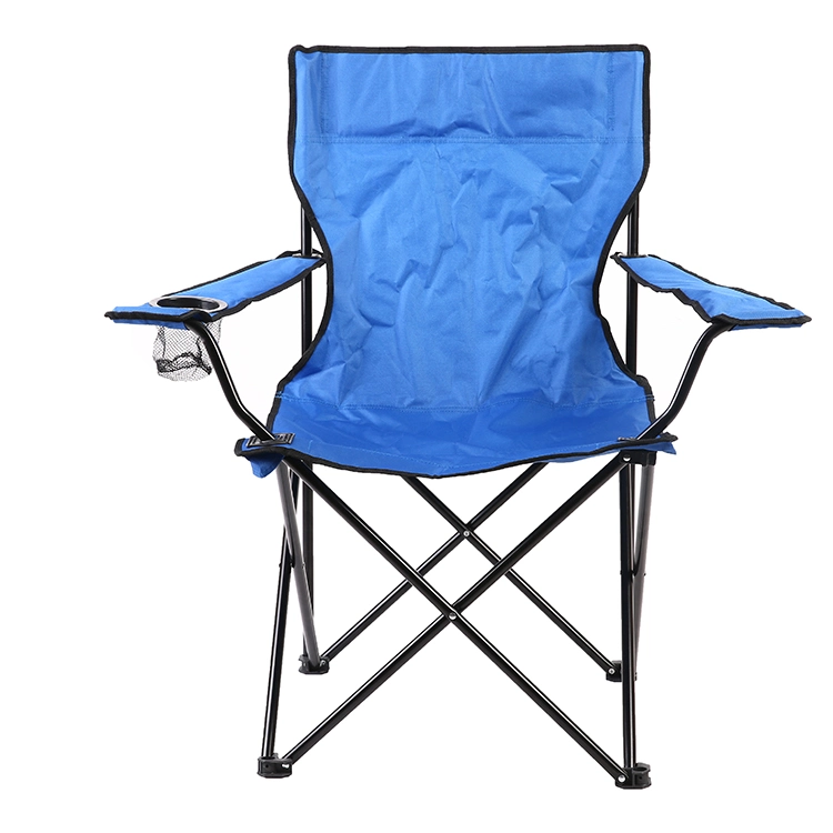 Chaise pliante portable pour la pêche, la plage, les pique-niques et le camping en plein air en tissu Oxford léger.