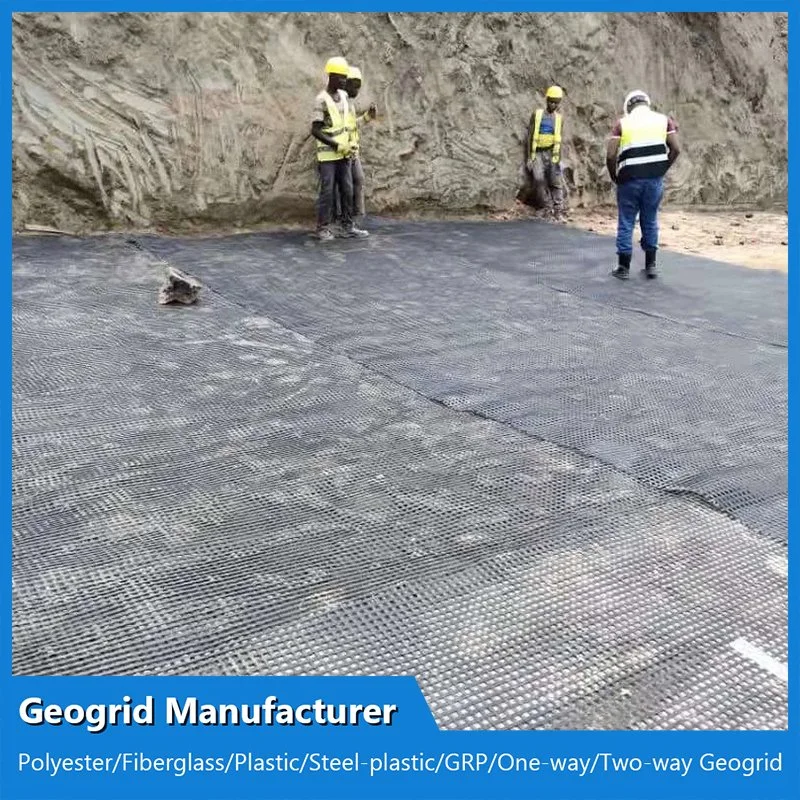 Asphalt Reinforcement PP Plastic Biaxial Bx Geogrid120-120kn Used with Bitumen