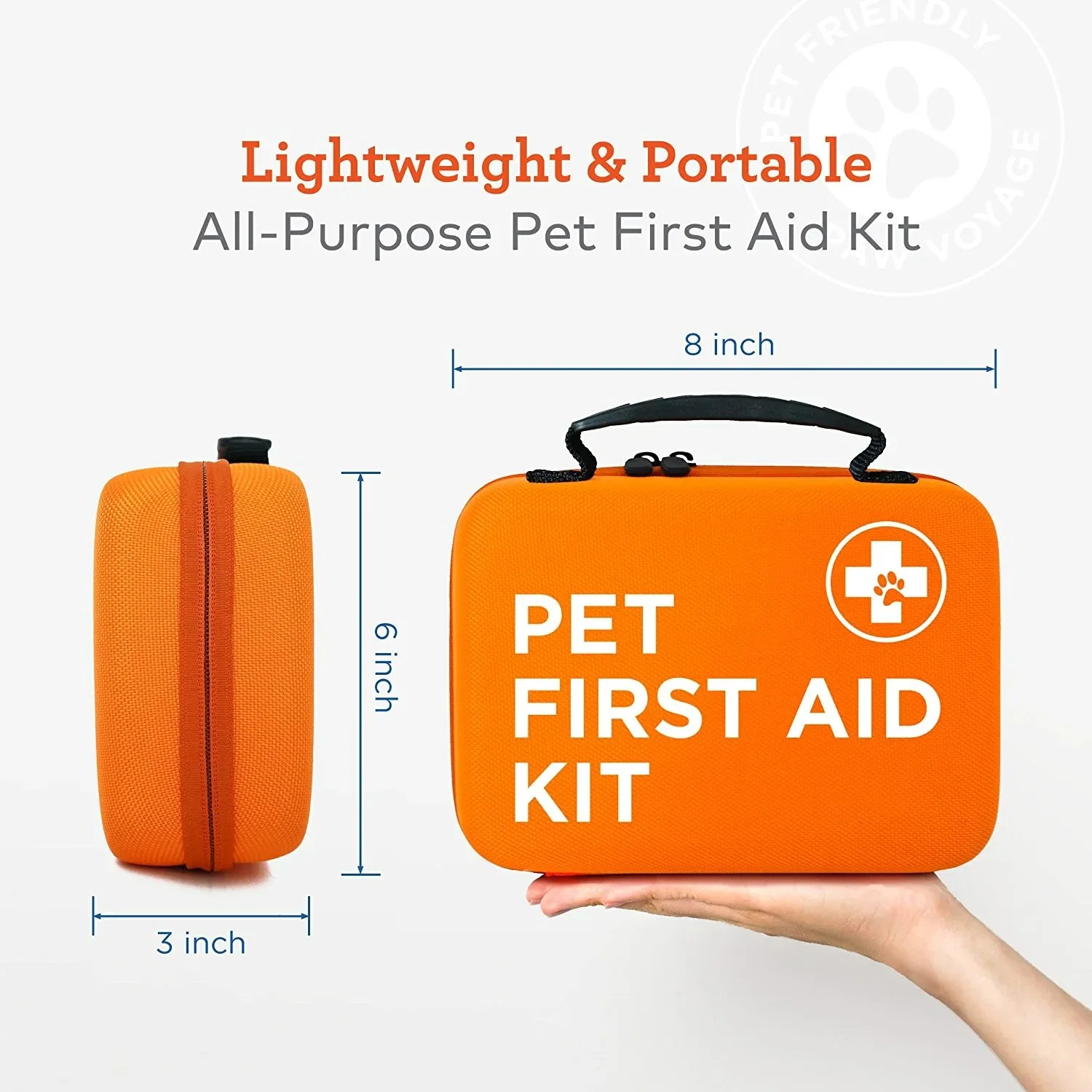 Custom Wholesale/Supplier portátil EVA impermeable Perro de emergencia primeros auxilios Kit de cuidado Bolsa Aventura médico