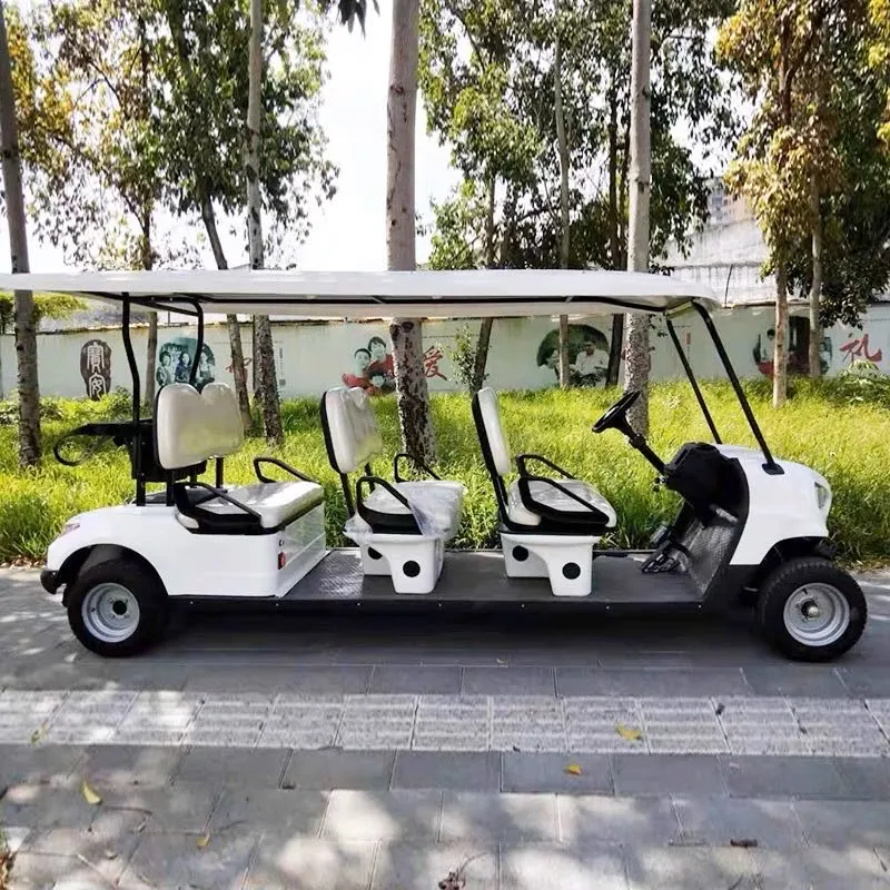 Golf Buggy 6 Passagier Electric Club Car Golf Cart Flughafen Elektrische Golfwagen