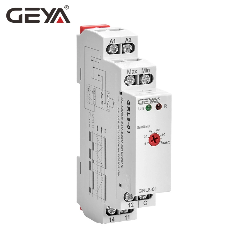 Geya Grl8-01 Liquid Level Sensor with Water Pump Level Controller Circuit Diagram Relay