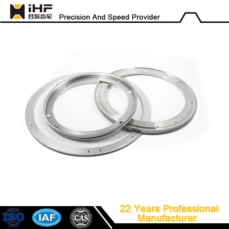 Ihf OEM ODM Carbon Steel Transmission Finished Bore Inner Gear Ring