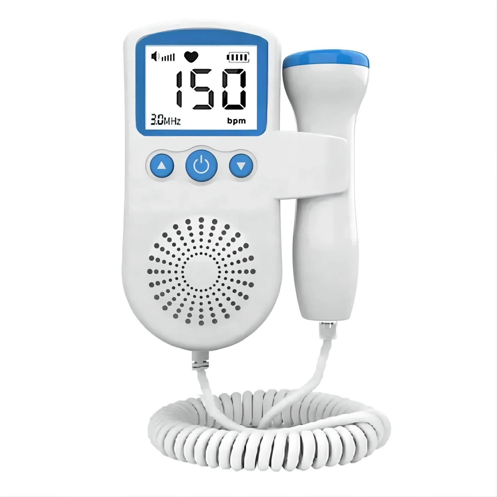 Digital Display portátil Ultrasonido Monitor de latido fetal Doppler fetal