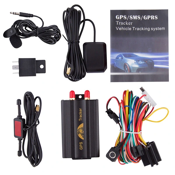 GSM/GPRS Vehicle Tracking Device GPS Tracker Tk103A with Microphone Engine Stop