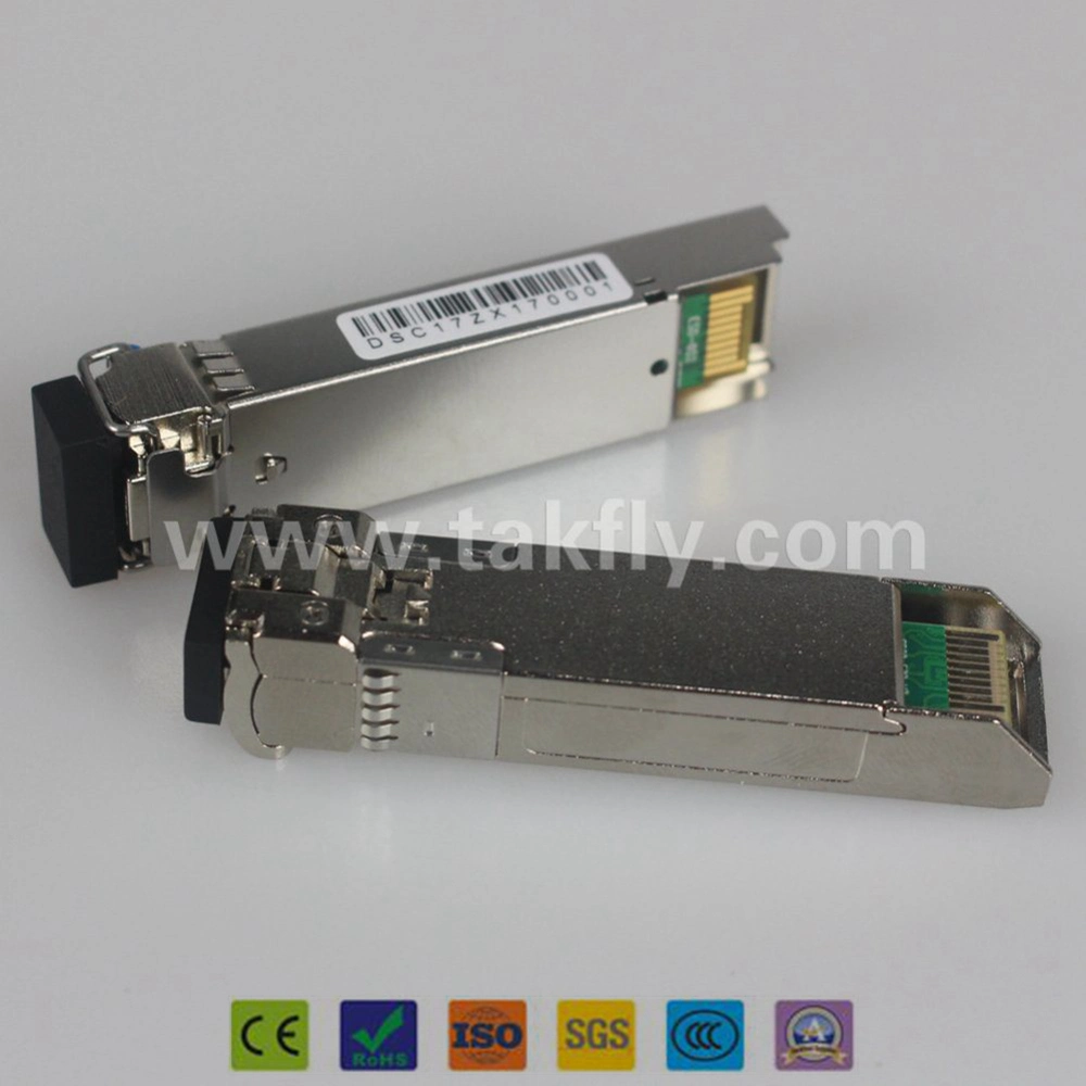 Takfly 1,25G CWDM SFP+ 1510nm 80km Dom Transceiver/Konverter/Modul