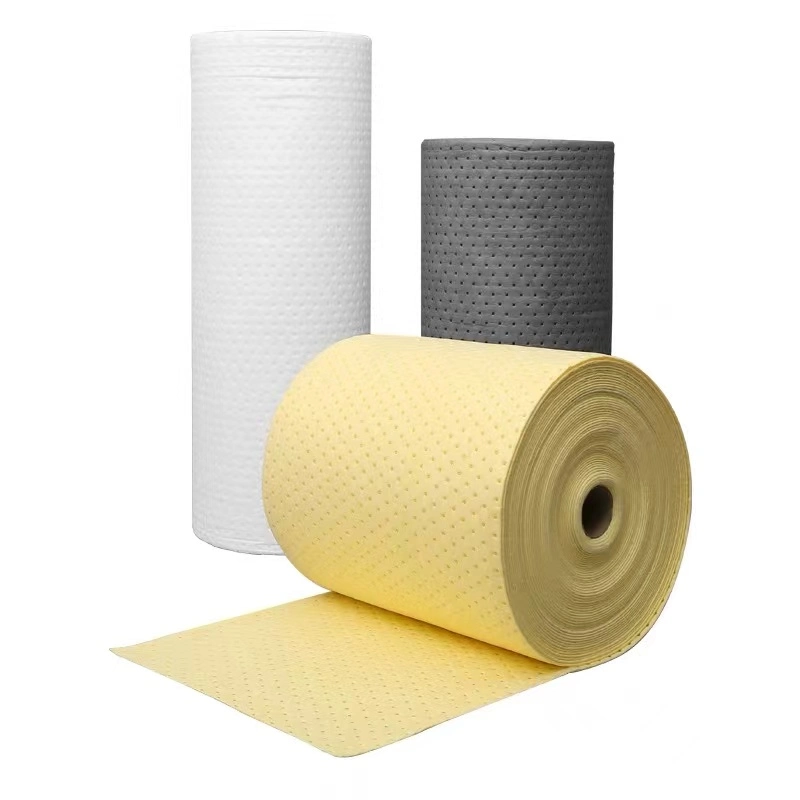 Chemical Spill Dimpled Chemical & Hazardous Spill Absorbent Laminate Rolls