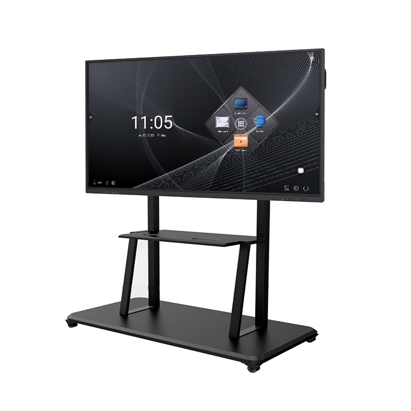 Ikinor 75 Inch Multi Touch Screen Smart TV Board with Camera Microphone for Video Conference