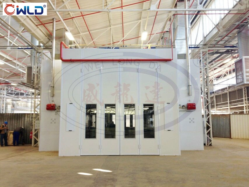 Wld15000 Booth de pintura para autobuses industriales/Booth de pintura/Booth de pulverización de coches/ Paint Horno/Spray Room/Spray Horno/ Pintura Horno Garaje equipos Auto Repair CE