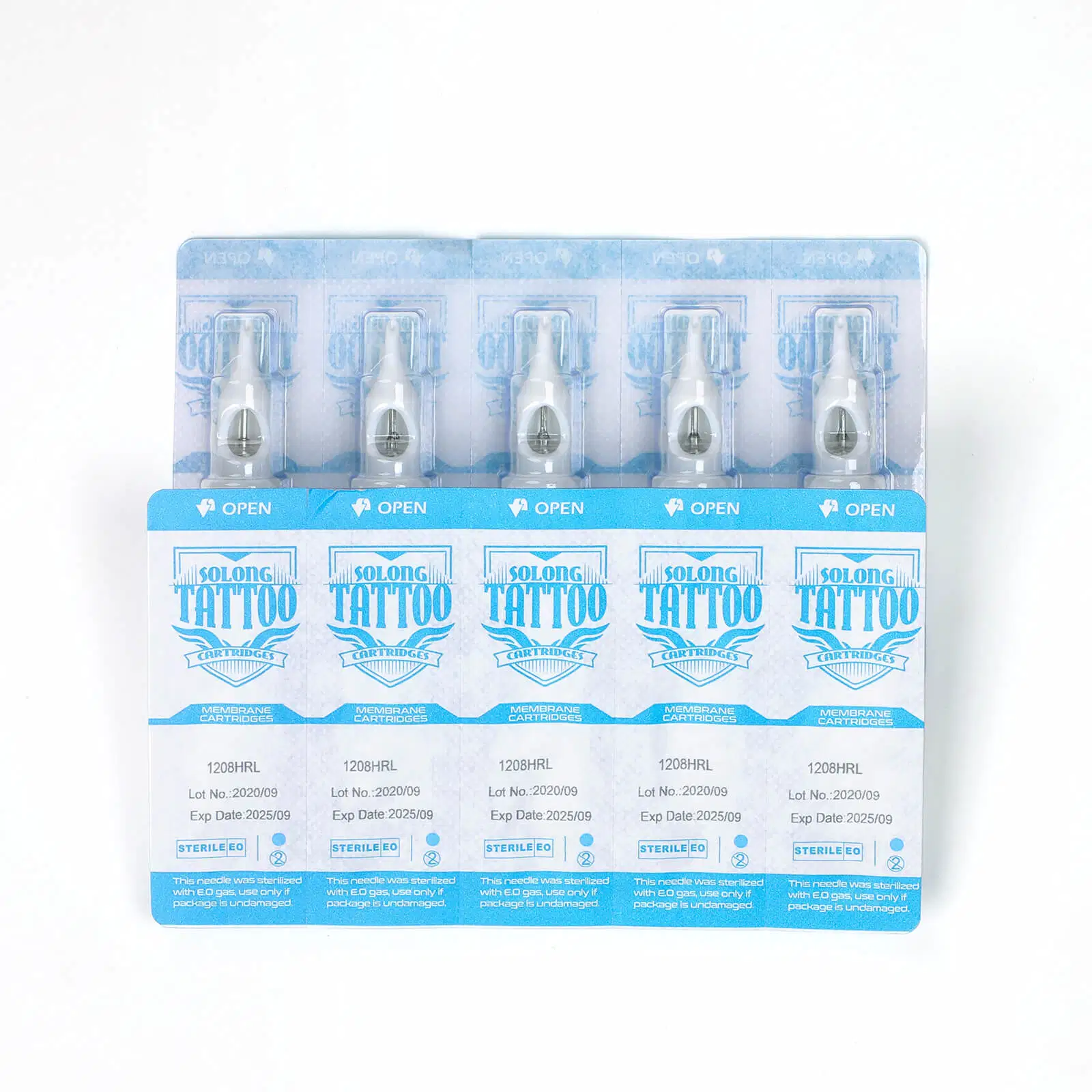 E. O. Gas Disposable Permanent Tattoo Needle Premium Custom Tattoo Needles