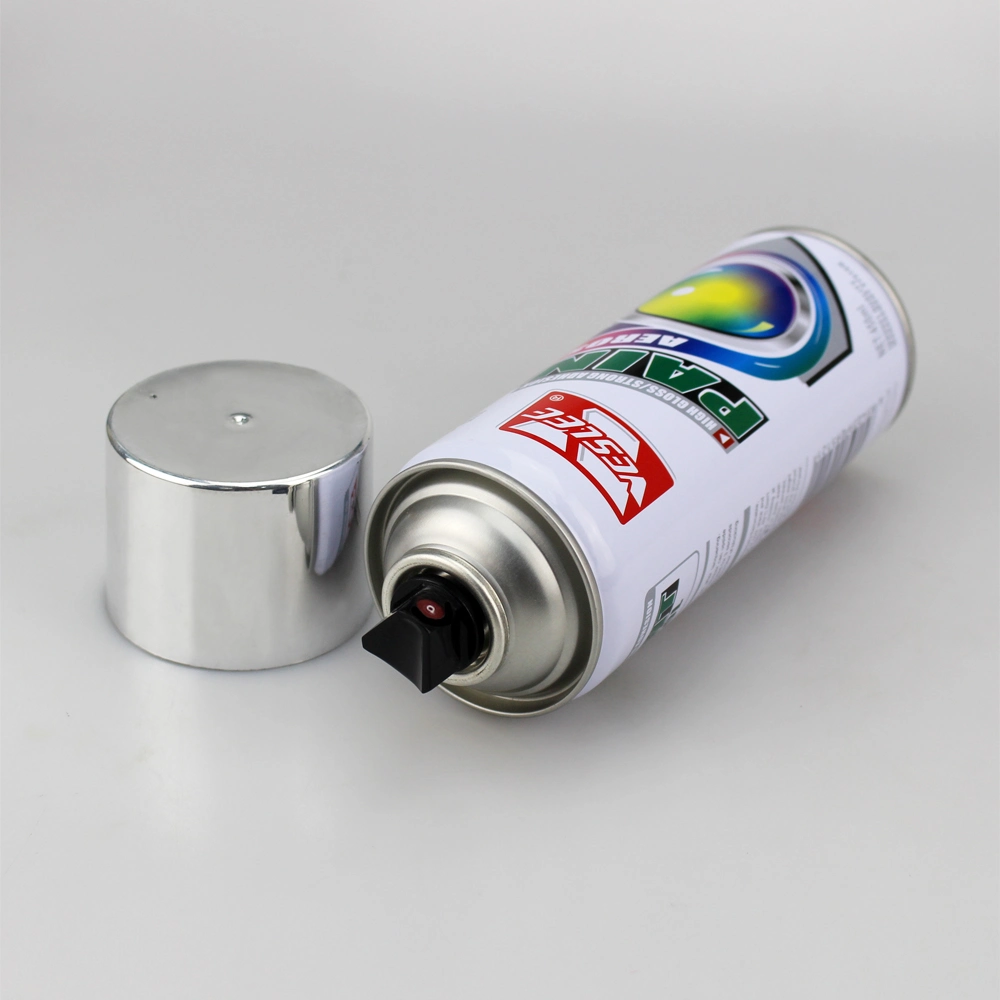 Acrylic Aerosol Building Coating Metallic Chrome Paint