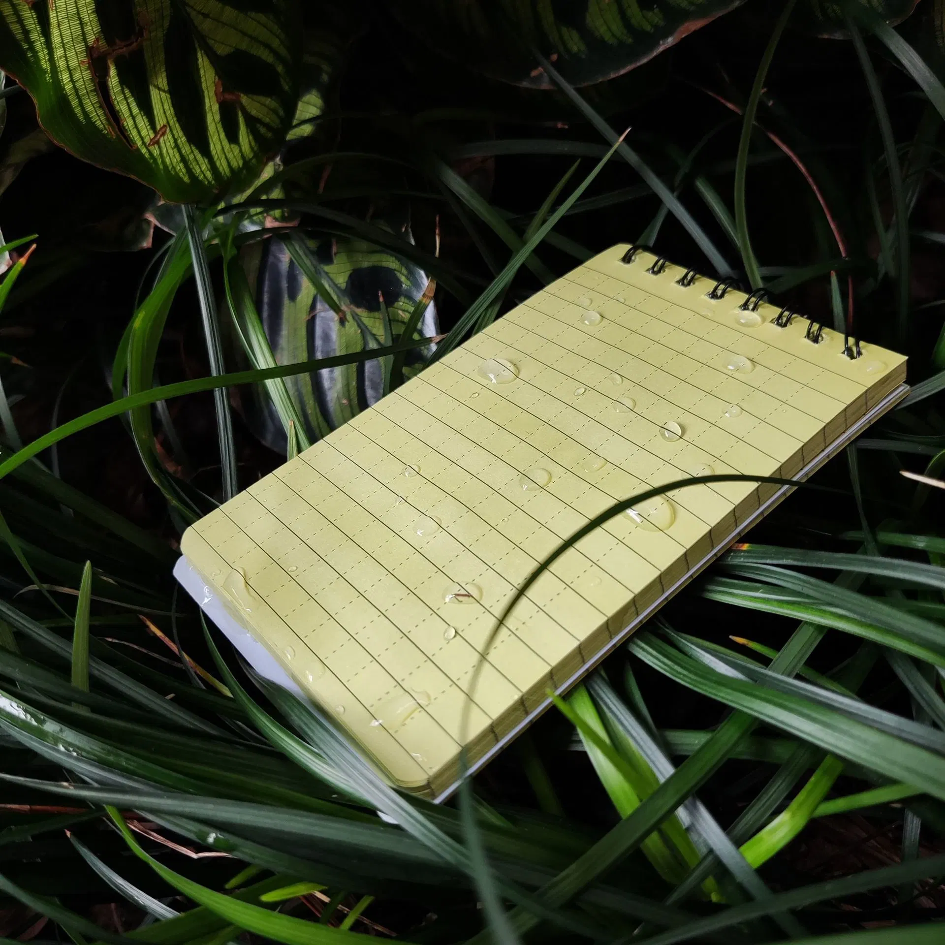 Outdoor Waterproof Notepad Camouflage PVC All-Weather Spiral Notebook 127mm*76mm