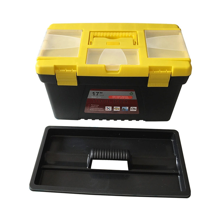 17 Inches High quality/High cost performance  Tool Box with Handle Electric Drill Accessories Toolbox