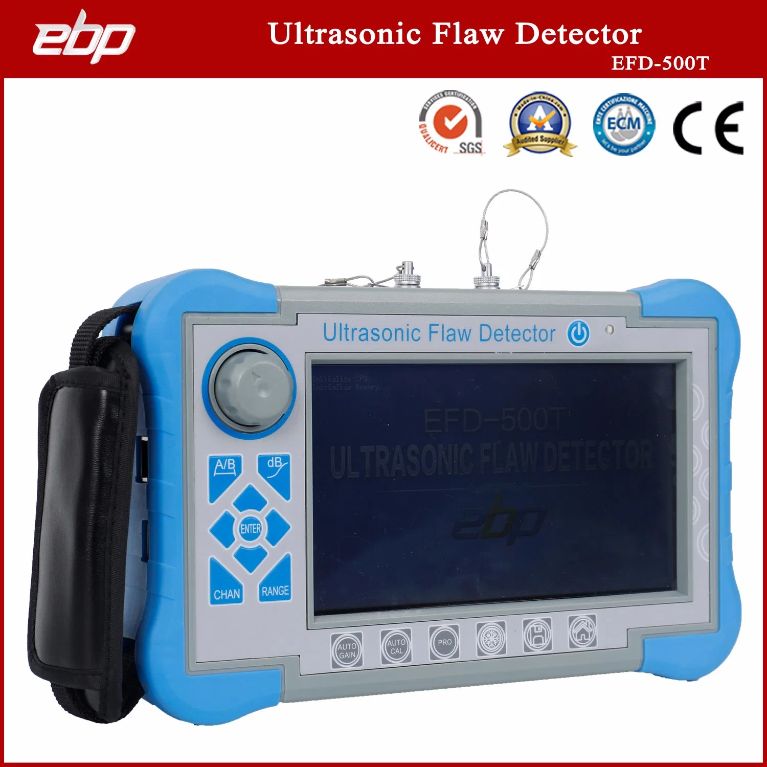 New Product Leeb Rechargeable NDT High Sensitivity Testing Machine Ultrasonic Flaw Detector for Crack Detection