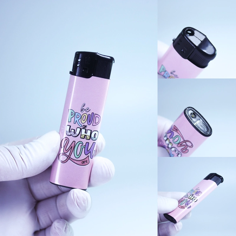 Color Sticker Technology Electronic Lighter Can Customize Patterns