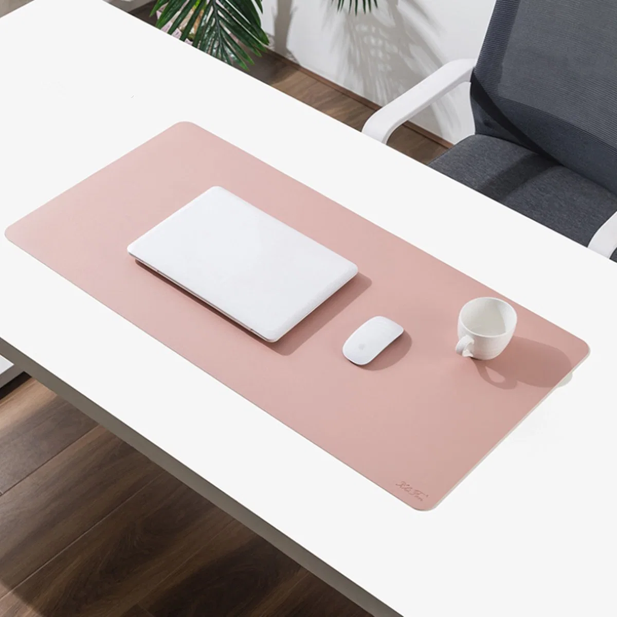 Large PU Leather Anti-Slip Office Use or Computer Gaming Mouse Pad