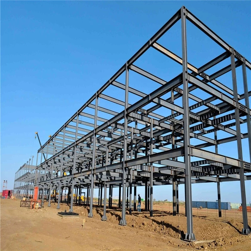 Structure en acier pour la construction à ossature légère en acier préfabriqués entrepôt modulaire