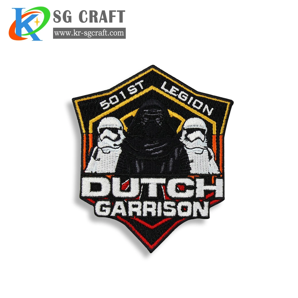 Custom Embroidered Patch Logo Leather Laser Print Badges Factory Price