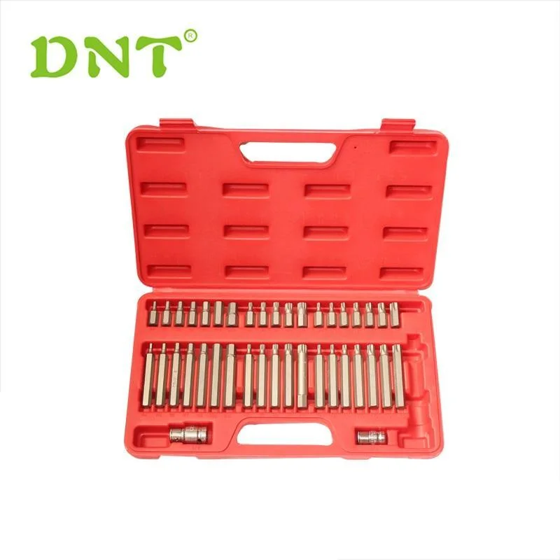 DNT Chines Factory Hand Tools оптовая торговля OEM 40 ШТ. ударные Torx Набор бит для отвертки для гаража