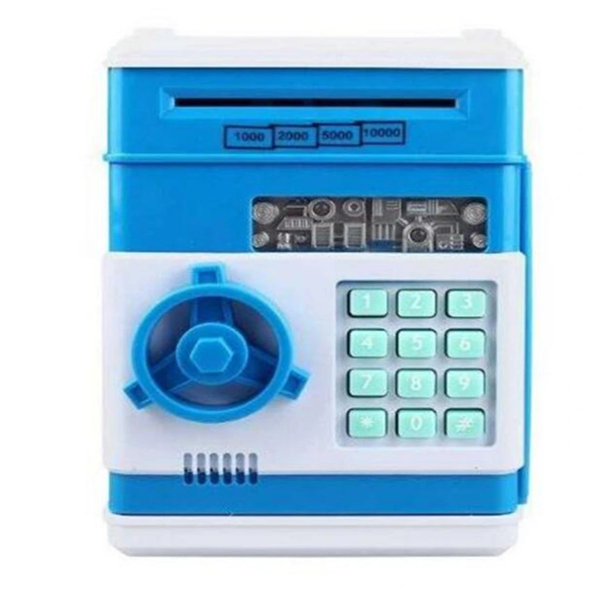 Plastic Money Box Save Money Mini Electric ATM Piggy Bank for Kids