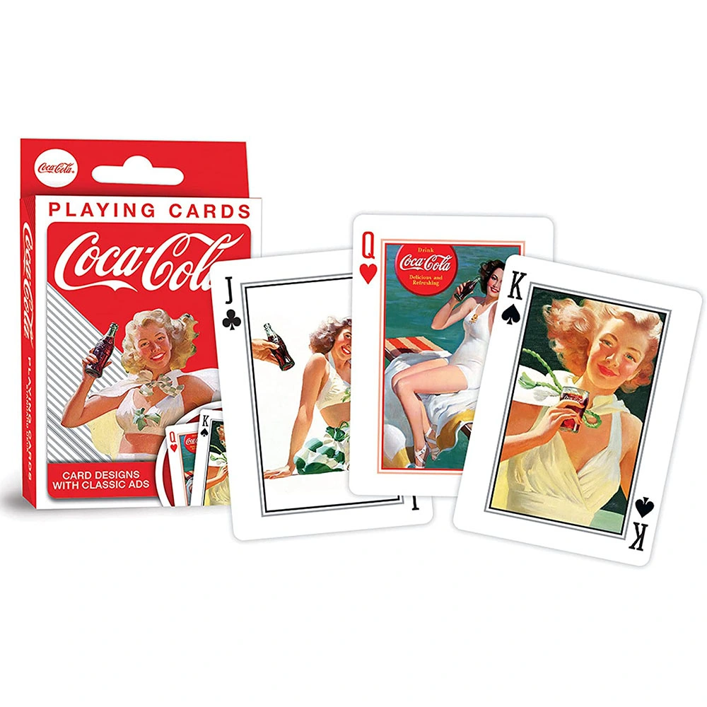 Preço competitivo jogo de cartas de póquer impressão caixa de cartas de jogo personalizada