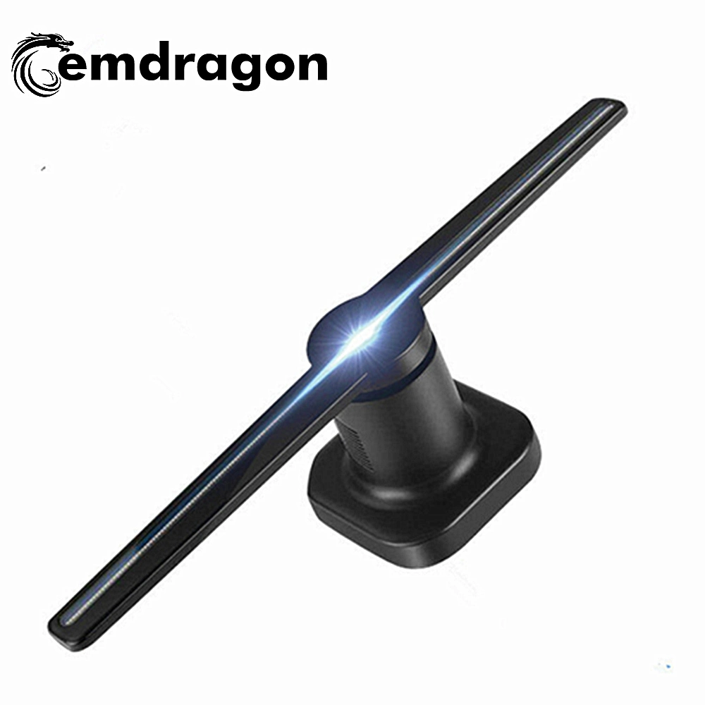 Digital Signage Router 3D Hologram Fan Advertising Player Material 42 Cm SD Card Only Version 3D LCD Advertising Player