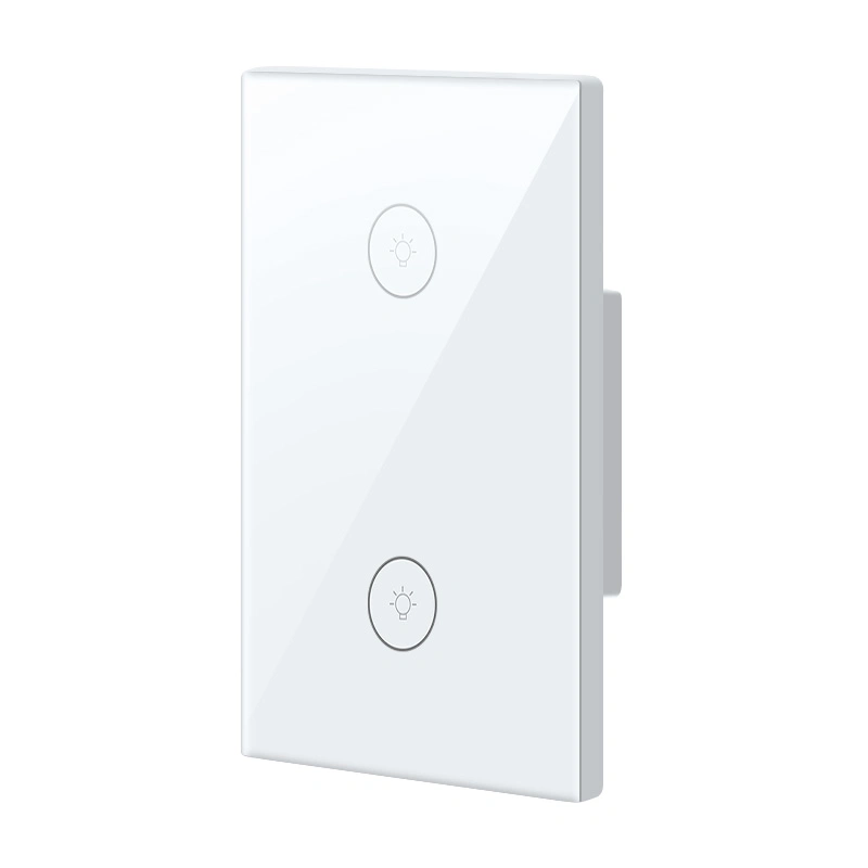 WiFi Bt Wall Touch Tuya Smart Electrical Light Home Switch with Tempered Glass