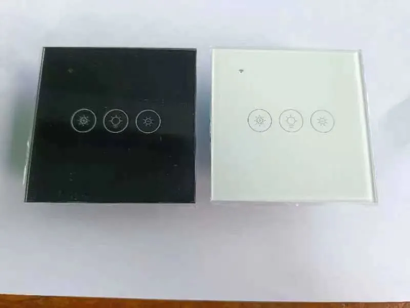 Interruptor de regulação da intensidade da luz LED Tuya Smart Touch 86/118 tipo compatível com Wi-Fi/Zigbee Com o Google Alexa