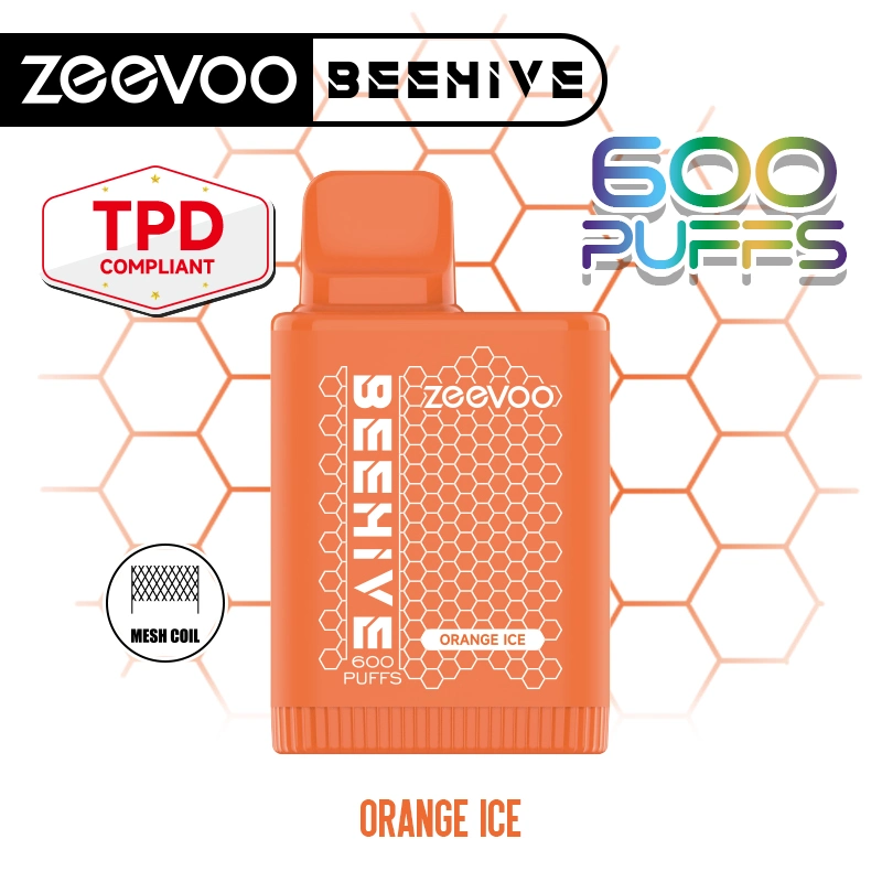 2% nicotine jetable Zeevoo Beehive E-cigarette Shion OEM Pod beaucoup Saveurs Vape