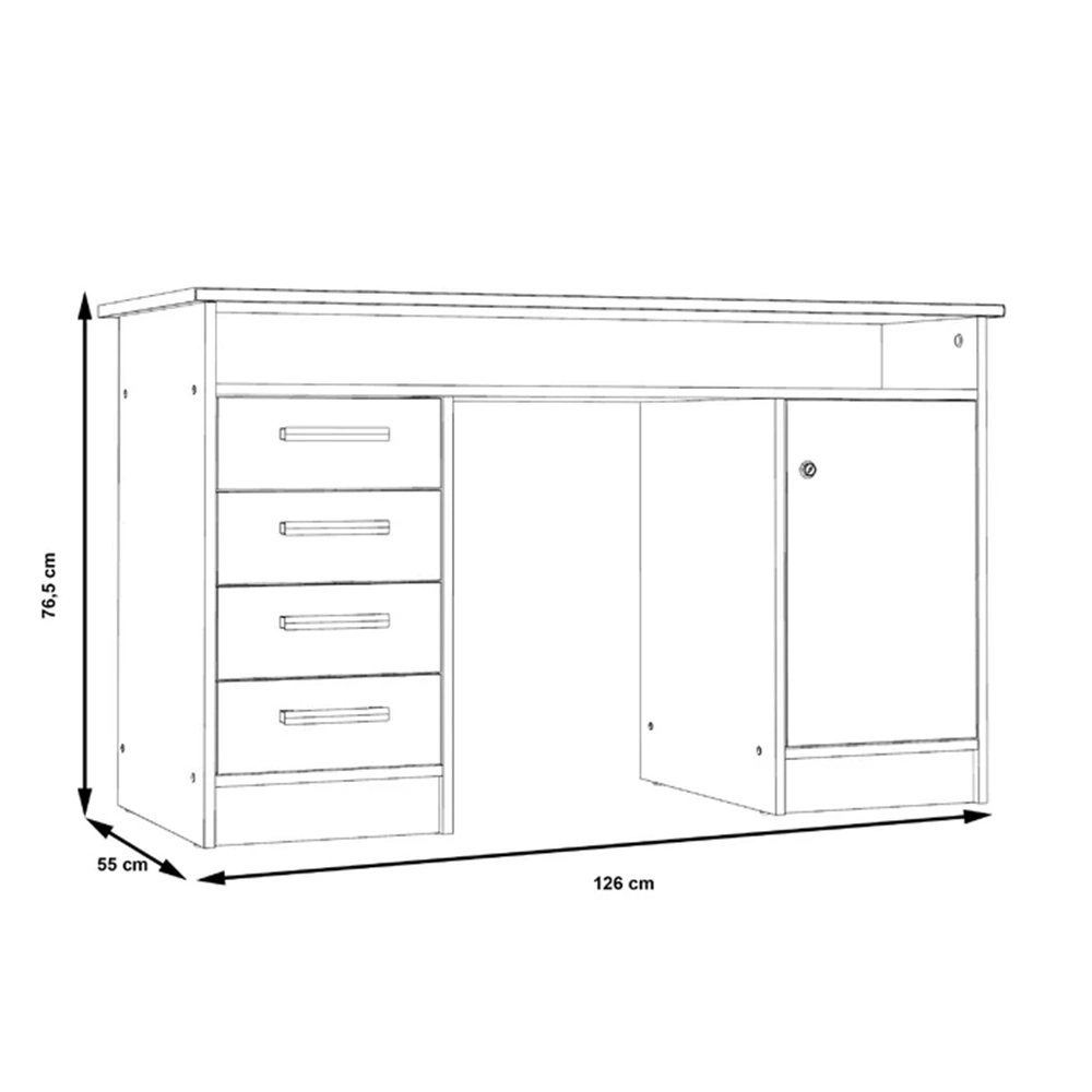 Modern Latest Design Office Furniture Wooden Learning Computer Desk Wholesale/Supplier