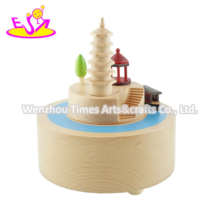 Top Sale Carousel Wooden Music Boxes for Baby W07b101