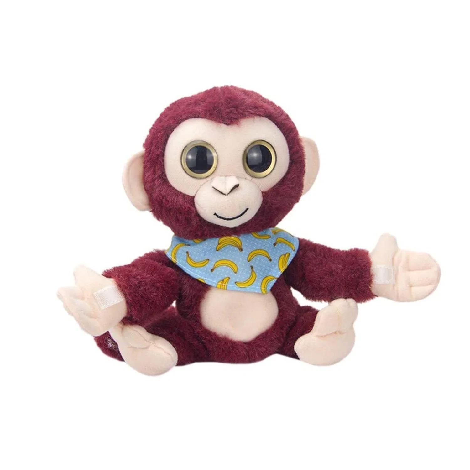 Fluffy Custom Soft Stuffed PP Cotton Monkey Animal Kids Toy