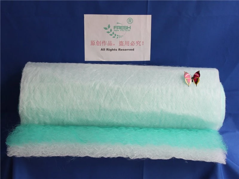Cabine de pulvérisation protection environnementale du filtre à plancher en fibre de verre