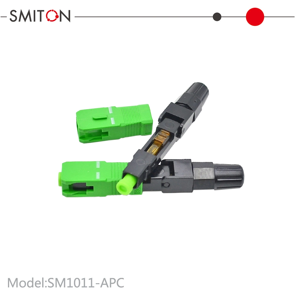 Sc/APC Fiber Optic Fast Connector Single Mode Optical Fiber Cable Quick Connector