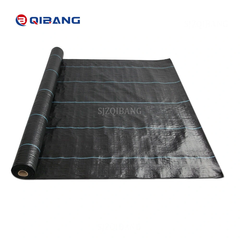 UV Resistant Black Landscape/Garden/Agro Ground Cover Weed/Grass Control/Barrier Mat PP Woven/Geotextile Cloth Fabric Wholesale/Supplier Price