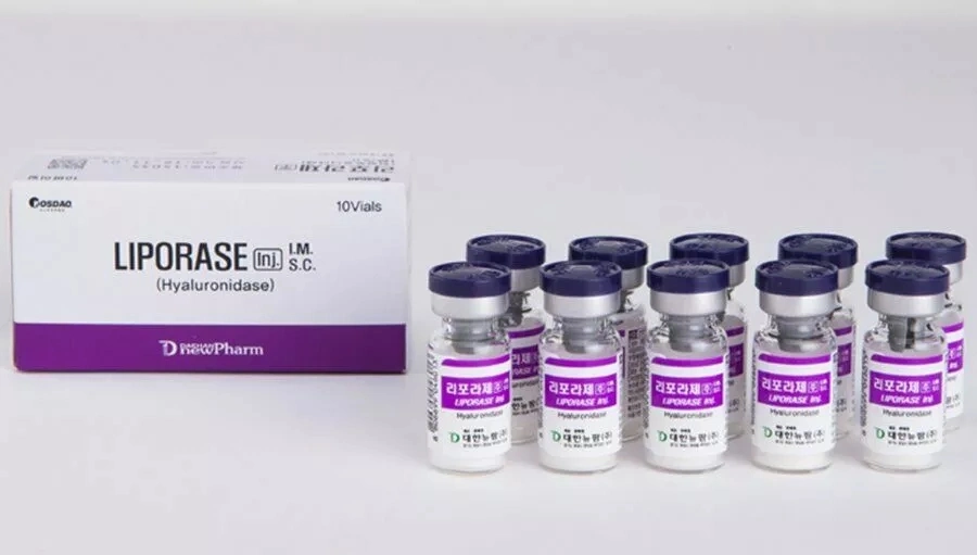 Nouveau produit Lyophilisé Hyaluronidase Dissout l'acide hyaluronique Liporase.