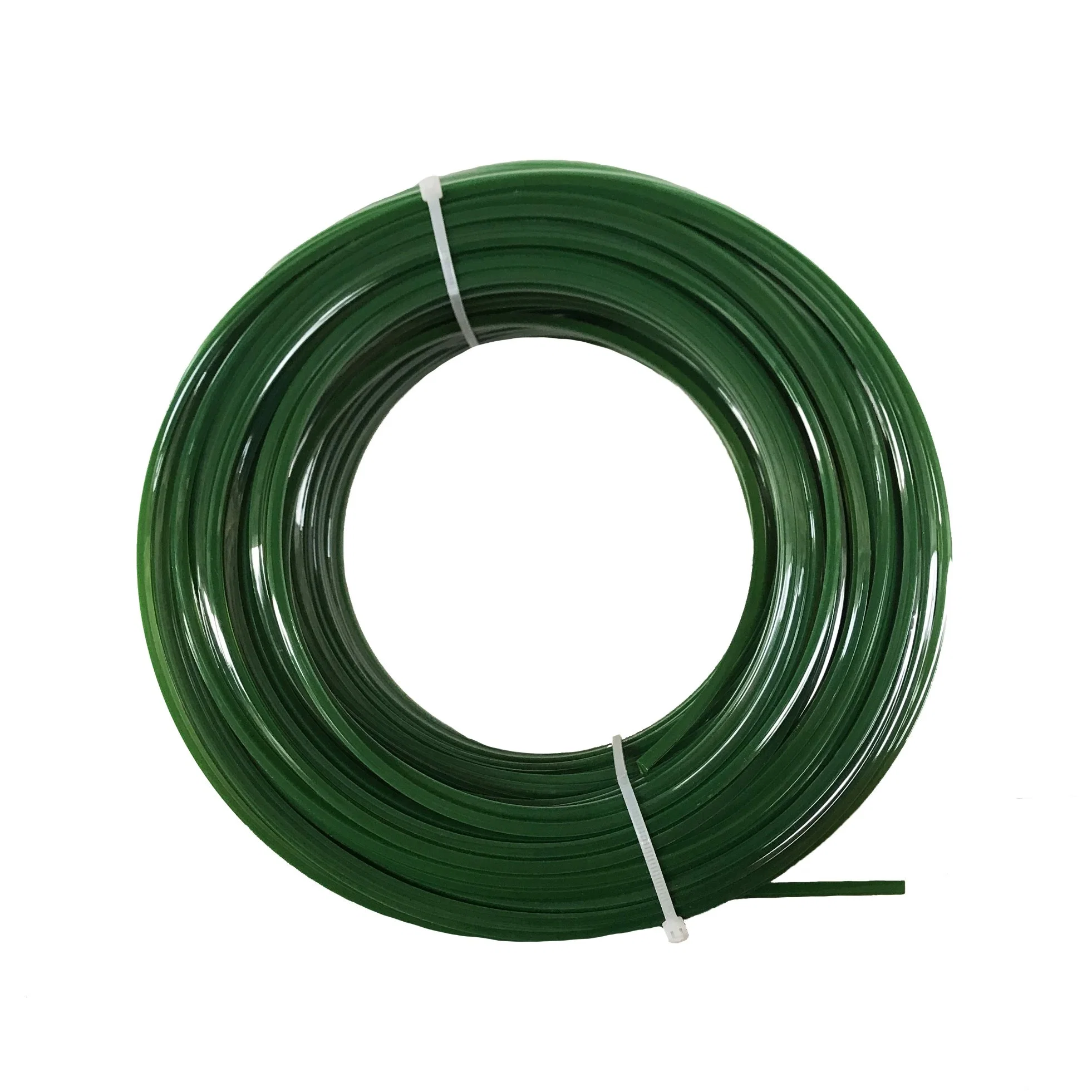 Square Shape Dark Green Nylon Grass Trimmer Line Apply to Garden Tool