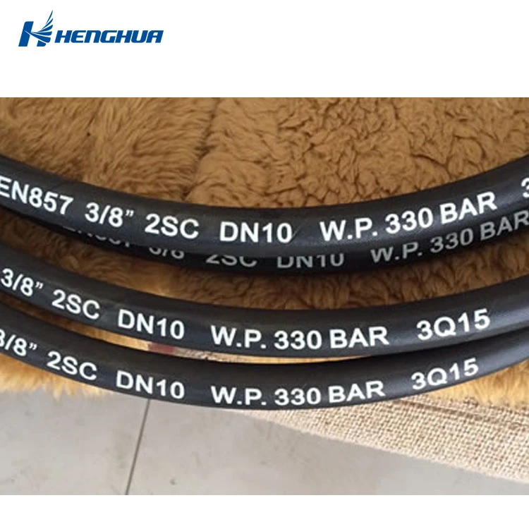 Oil / Water / Gas / Chemistry / Juice Stain Steel Wire Braided / Spiraled Rubber Hose / High Pressure Hydraulic Rubber Hose