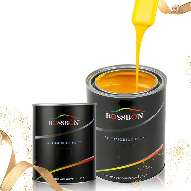 Competitive Price Refinish Auto Paint and Mixing Machines Yellowish Brown Automotive Paint