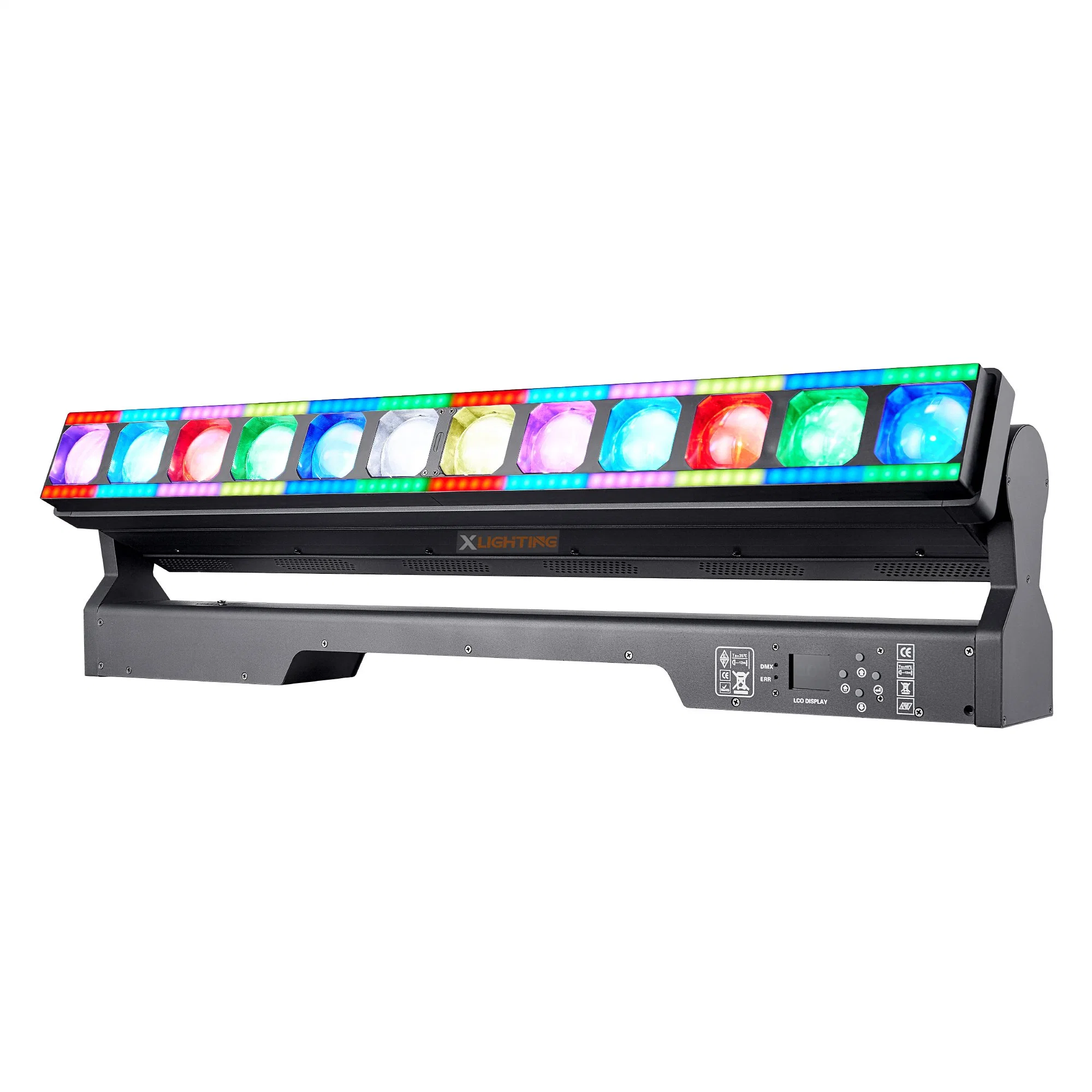 12X40W RGBW 4in1 LEDs 144PCS RGB LEDs LED Moving Bar with Zoom