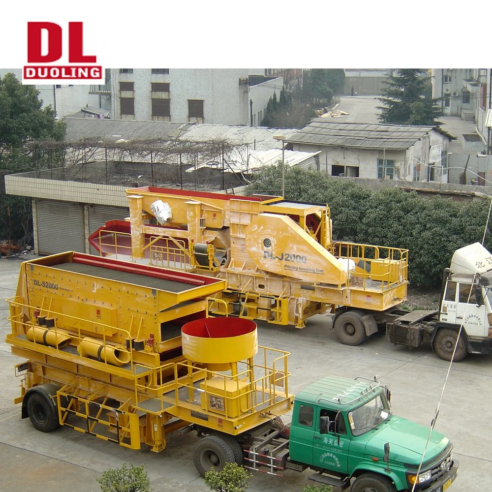 Duoling Portable Mobile Jaw Crushers in Primary Crushing Stage