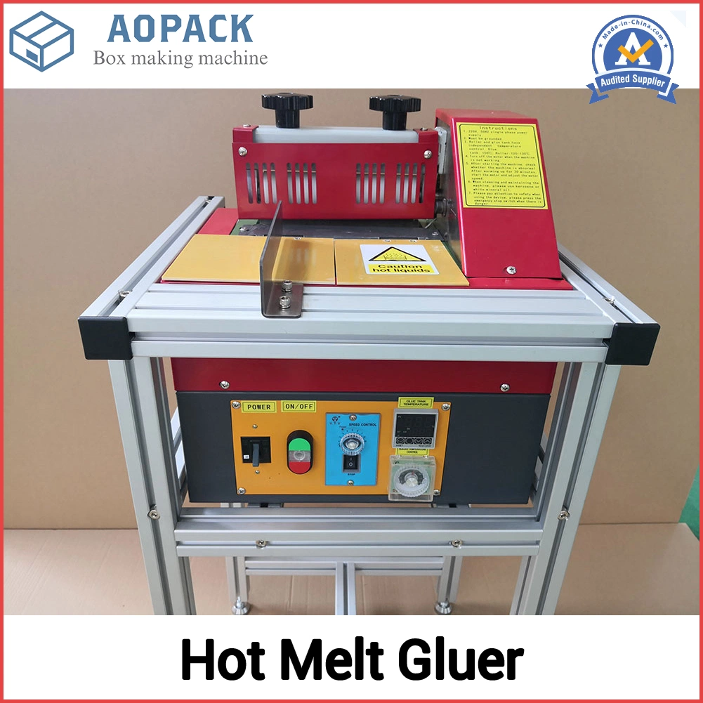 Aopack Hot Melt Glue Carton Box Автоматическое склеивание машин