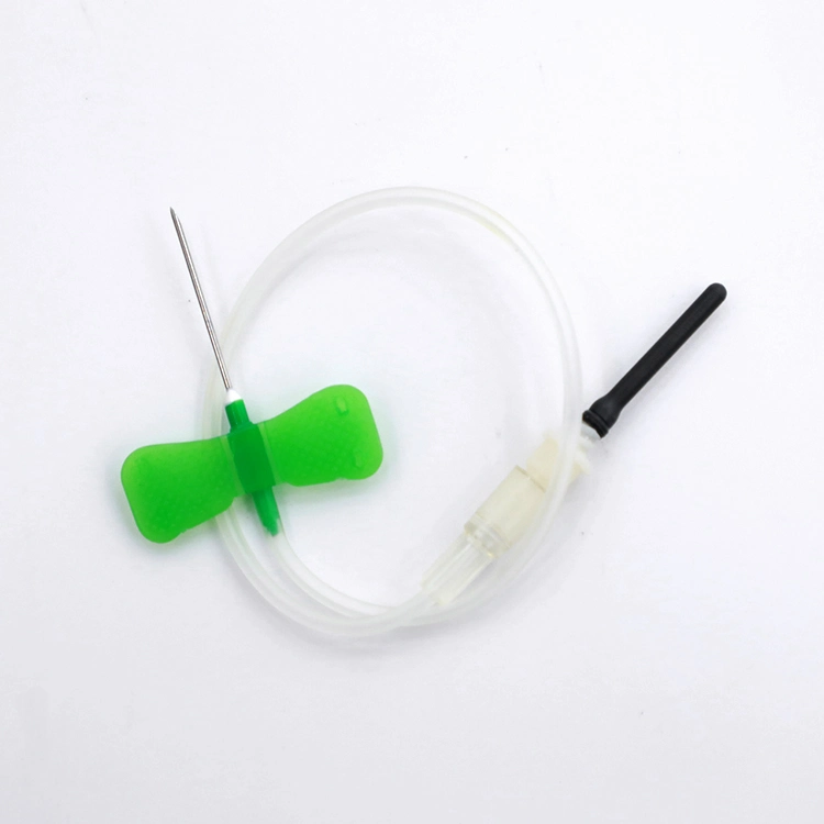 HBH Disposable Butterfly Scaip Vein Needle with Luer Slip 21G