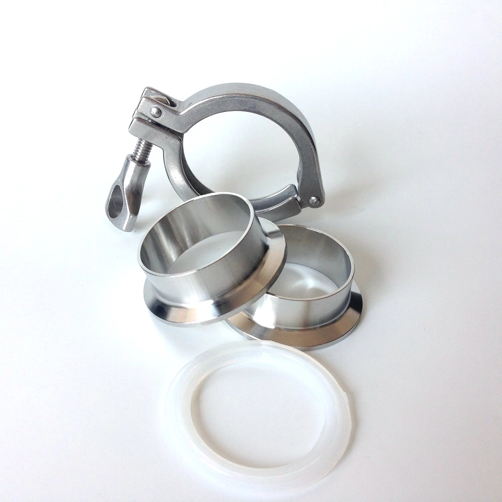 Best Price Stainless Steel Sanitary Tube Supporter Full SS304 Round Pipe Holder Type Hanger Clamp