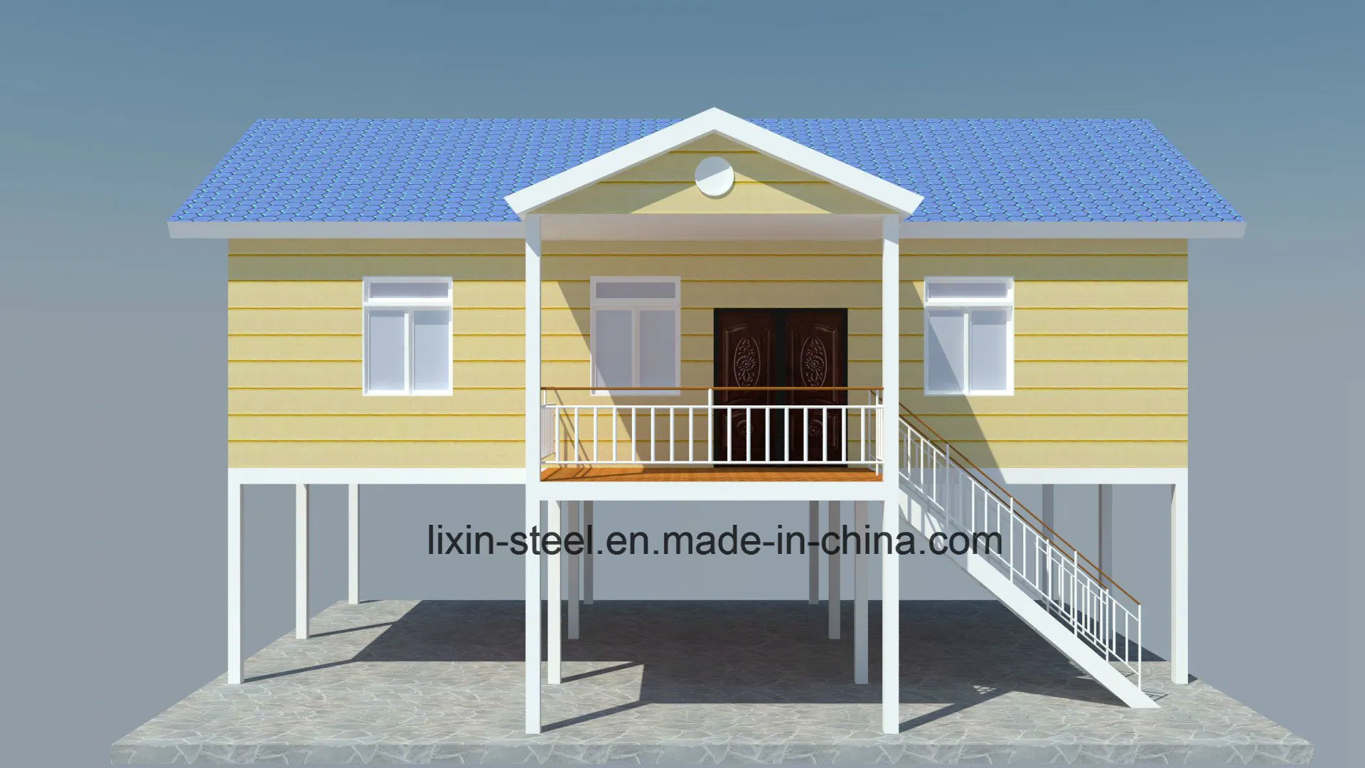 Steel Structure Modular Villa Hotel with New Construction Material