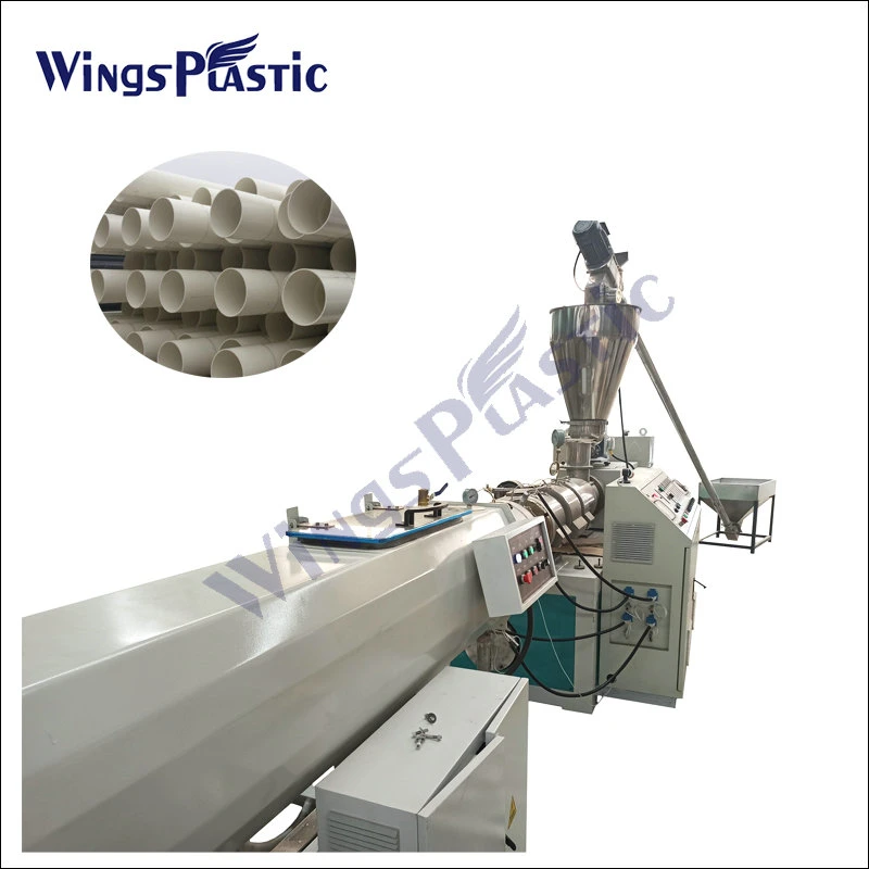 Kunststoff UPVC PVC PE HDPE PPR Extruder Wasserablauf Bewässerung Elektrische Kanalschlauch Rohr Wellrohr Extrusion Produktion