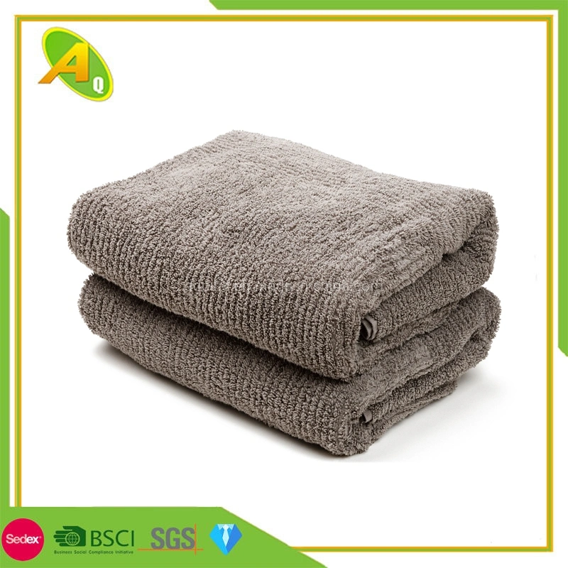 Custom Luxury Brand Gifts Towel Grey Dobby Towel Promotional with Embroidery Logo (31)